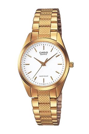 ساعت مچی طلائی زنانه 26-30 میلی متر Casio - کد 148421781