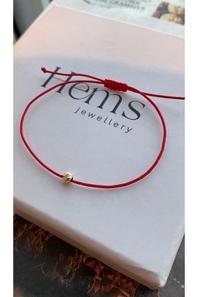 دستبند طلا قرمز زنانه 14 عیار HEMS JEWELLERY - کد 808805680