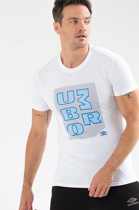 تیشرت اسپرت سفید مردانه رگولار Umbro - کد 119431356
