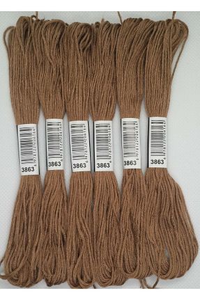 نخ گلدوزی قهوه ای ALMİŞ - کد 809276479