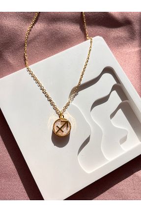 گردنبند استیل ( فولاد ) سفید زنانه استیل ضد زنگ Claritas Takı - کد 808865976