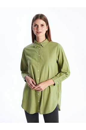 تونیک خاکی زنانه بافتنی LC Waikiki - کد 808877579