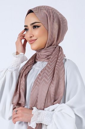 شال بژ زنانه پلی استر HAREM SCARF - کد 809006770
