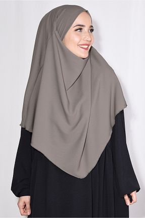 شال قهوه ای زنانه Medine İpeği Ns nowascarf - کد 809020208