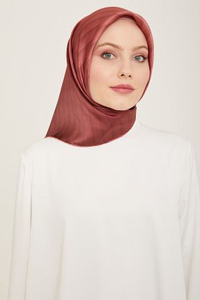 روسری سفید کرپ ساتن ابریشم Armine - کد 809361042