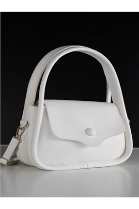 کیف دوشی سفید زنانه چرم مصنوعی Judour Bags - کد 809390289