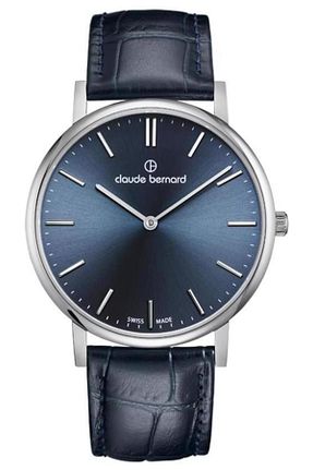 ساعت مچی سرمه ای مردانه 41-45 میلی متر Claude Bernard - کد 745155130