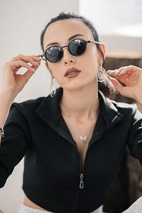 عینک آفتابی مشکی زنانه پلاریزه TOMY TİMY - کد 307320674