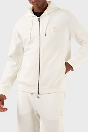 سوئیشرت سفید مردانه رگولار Emporio Armani - کد 809915502
