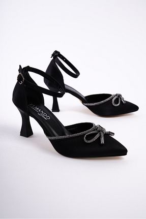 کفش مجلسی مشکی زنانه پاشنه نازک ELMANDO - کد 809521834