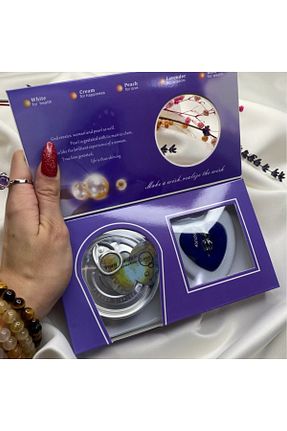 گردنبند جواهر سفید زنانه سنگ طبیعی Elifsu Jewelry - کد 809565321