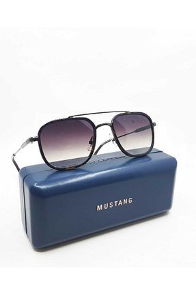 عینک آفتابی آبی زنانه UV400 Mustang - کد 809579208