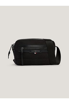 کیف دوشی مشکی مردانه پارچه ای Tommy Hilfiger - کد 809796531
