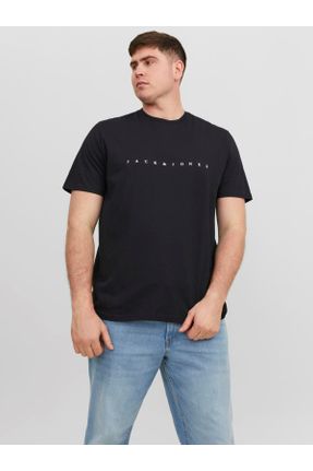 تی شرت مشکی مردانه سایز بزرگ کد 809731594