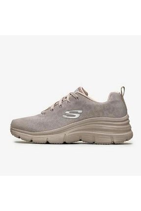 کفش پیاده روی قهوه ای زنانه میکروفیبر Skechers - کد 809739920