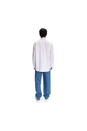 شلوار آبی زنانه پنبه ای Lacoste - کد 798853844
