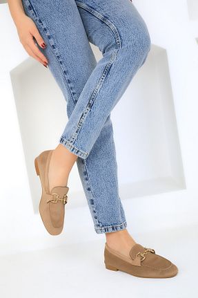کفش لوفر قهوه ای زنانه چرم مصنوعی SOHO - کد 806568993