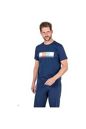 ست لباس راحتی سرمه ای مردانه ساده Pierre Cardin - کد 809677898