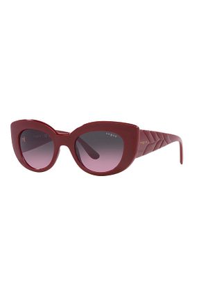 عینک آفتابی زرشکی زنانه UV400 Vogue - کد 691980555
