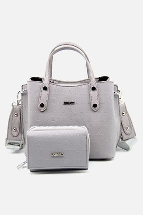 کیف دستی طوسی زنانه ابعاد بزرگ Just Polo - کد 809894617
