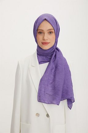شال بنفش زنانه پنبه ای Armine - کد 354021251