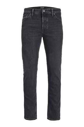 شلوار جین مشکی مردانه پاچه ساده Jack & Jones - کد 809522814