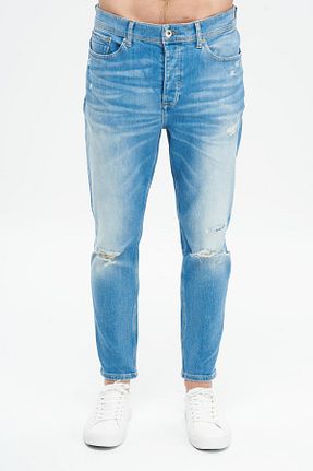 شلوار جین سرمه ای مردانه رگولار CROSS JEANS - کد 379154804
