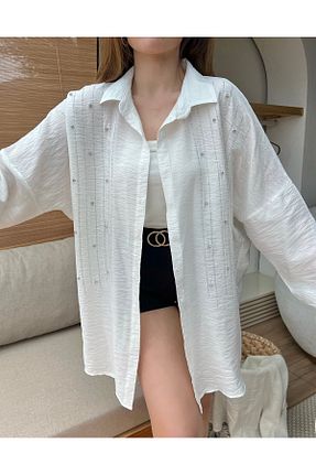 پیراهن سفید زنانه تنگ Bianco Lucci - کد 809973409
