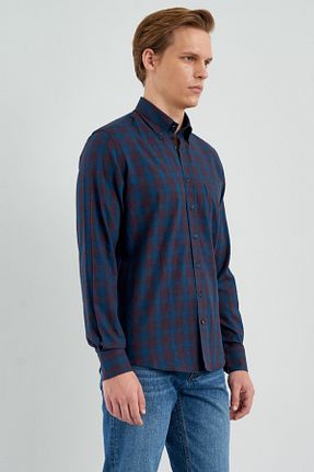 پیراهن بنفش مردانه گشاد Giovane Gentile - کد 39133460