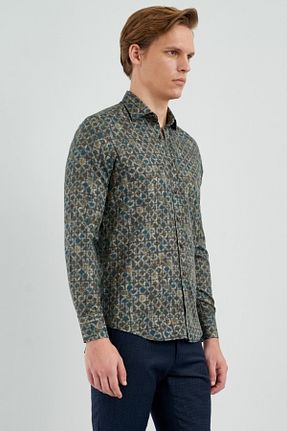 پیراهن سرمه ای مردانه رگولار Giovane Gentile - کد 39133022