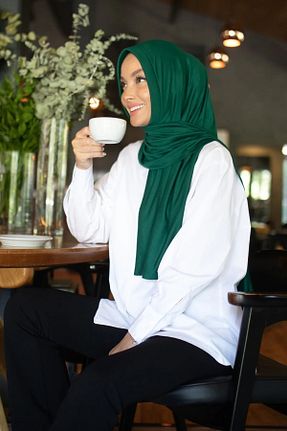 روسری سبز 100 x 100 Aknur - کد 810054220