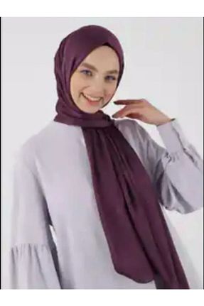 روسری بنفش ساده Aknur - کد 810263456