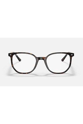 عینک محافظ نور آبی قهوه ای زنانه پلاستیک Ray-Ban - کد 306299869