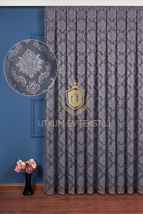 پرده توری طوسی ریل دار UTKUM EV TEKSTİL ÜRÜNLERİ - کد 810240404