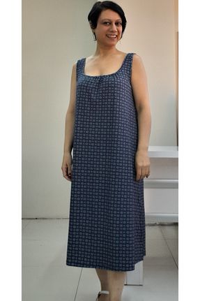 لباس سایز بزرگ سرمه ای زنانه Penye Mertcan Butik - کد 810136924