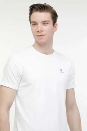 تی شرت سفید مردانه رگولار کد 810200088