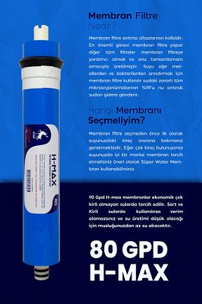 دستگاه تصفیه آب Tezgah Altı H-MAX Reverse Osmosis System - کد 376402884