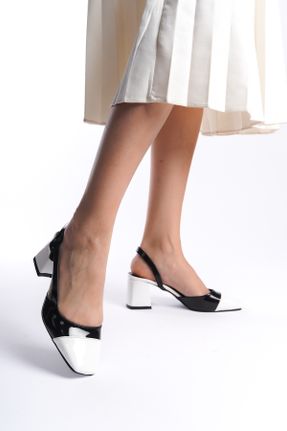 کفش پاشنه بلند کلاسیک مشکی زنانه پاشنه ضخیم پاشنه متوسط ( 5 - 9 cm ) کد 810229385