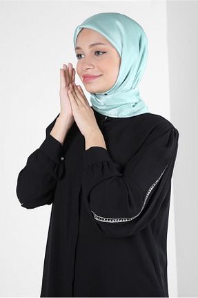 روسری سبز ساتن Alvina - کد 802125525