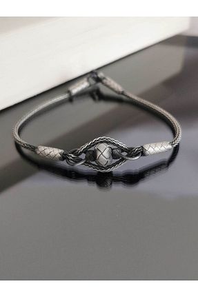 دستبند نقره مردانه 925 عیار Piyera Silver - کد 675645885