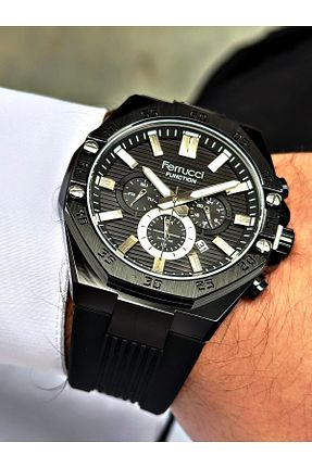 ساعت مچی مشکی مردانه 31-35 میلی متر Ferrucci - کد 810324157