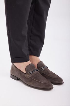 کفش کلاسیک قهوه ای مردانه چرم طبیعی کد 299132460