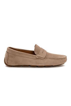 کفش لوفر بژ مردانه جیر Pegia - کد 108402590