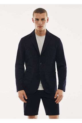کت سرمه ای مردانه Blazer MANGO Man - کد 737854800