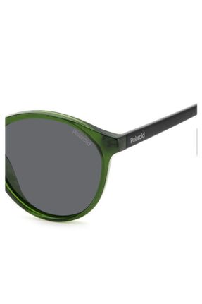 عینک آفتابی سبز زنانه 50 پلاریزه پلاستیک مات گرد کد 810276902