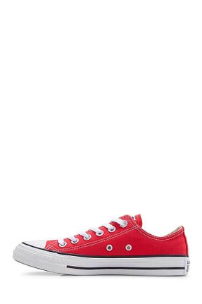 کفش اسنیکر قرمز زنانه بند دار Converse - کد 656013382