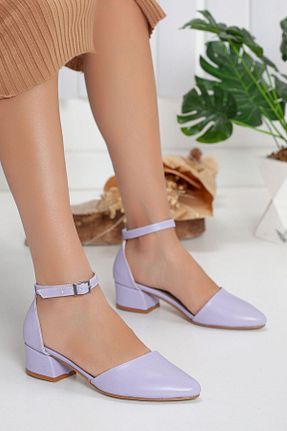 کفش پاشنه بلند کلاسیک بنفش زنانه چرم مصنوعی Mc vay Shoes - کد 810074167