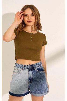 بلوز سبز زنانه ساده BNK Shop - کد 810094796