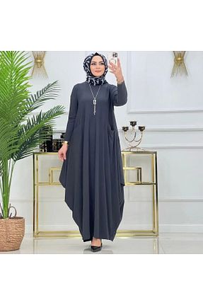 لباس حجاب طوسی زنانه رگولار MODAMÜNASİP - کد 810296846