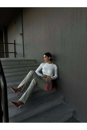 بلوز سفید زنانه ساده Mekafashion - کد 810305331
